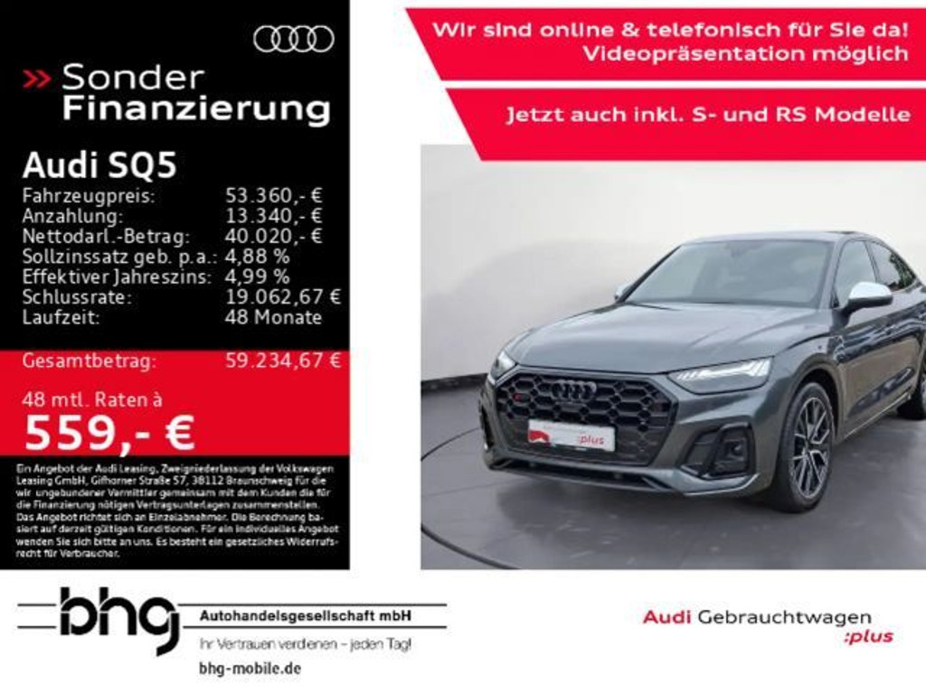Audi SQ5 Sportback Quattro