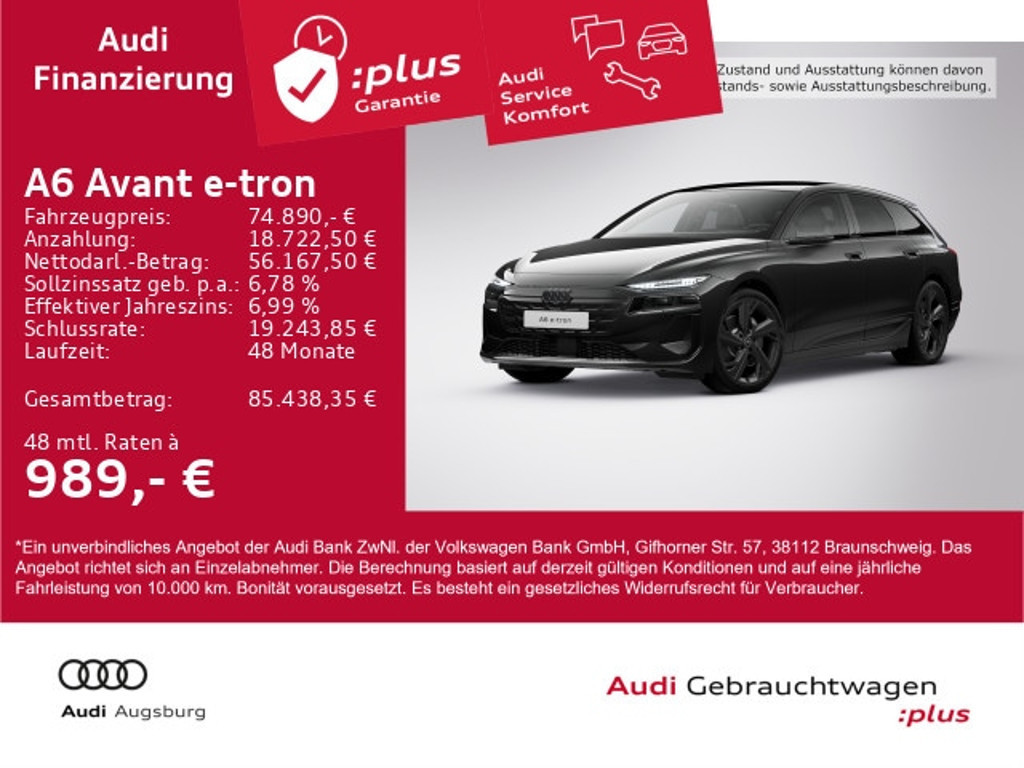 Audi A6 e-tron Avant Performance