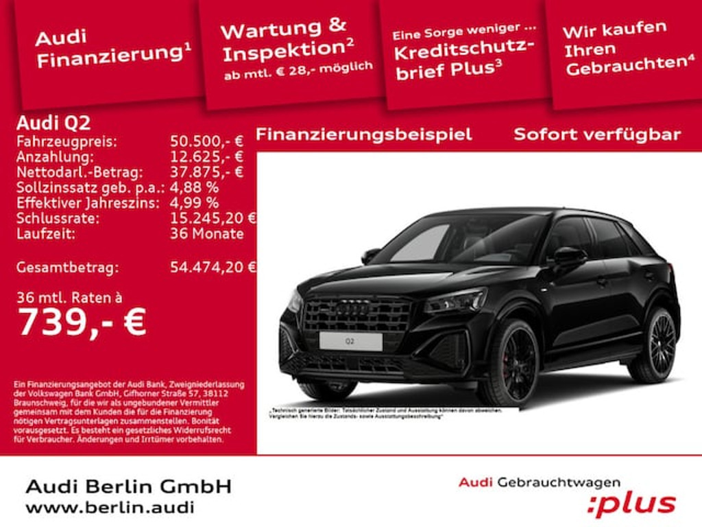 Audi Q2 Quattro S-Line S-Tronic 40 TFSI