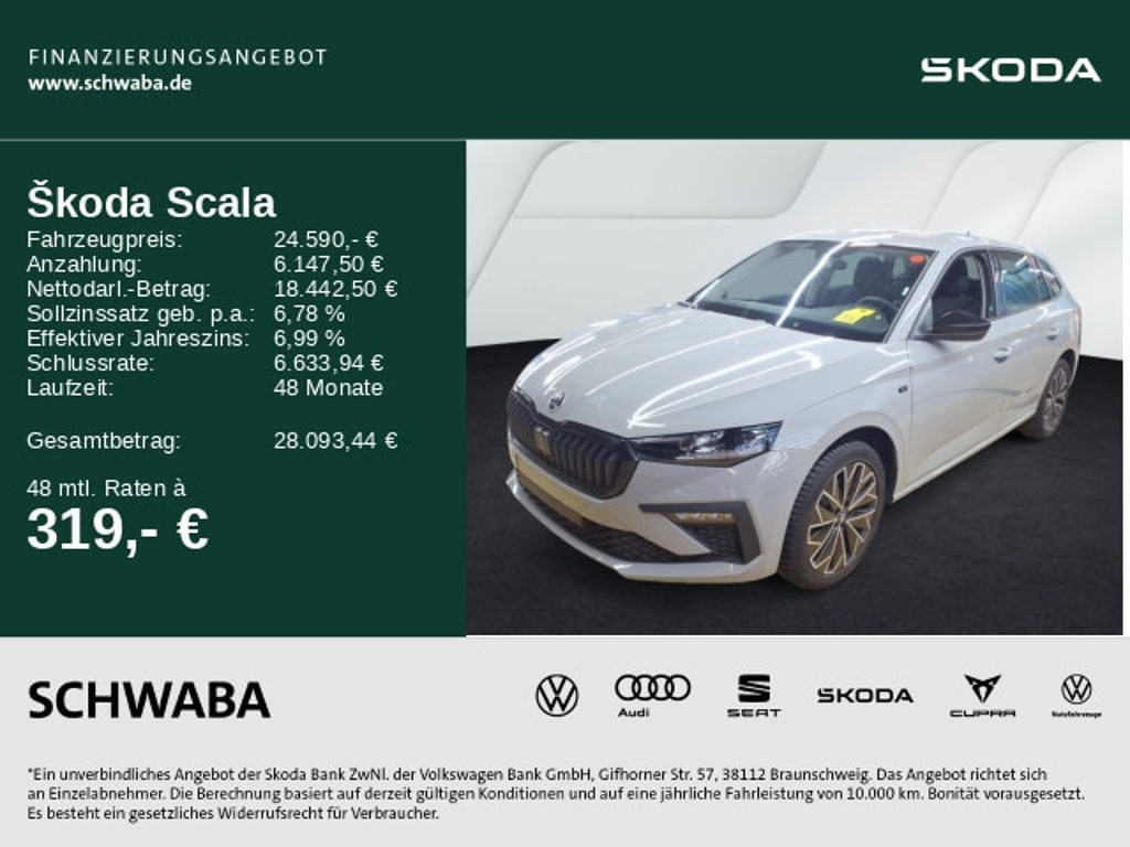 Skoda Scala 1.0 TSI Selection