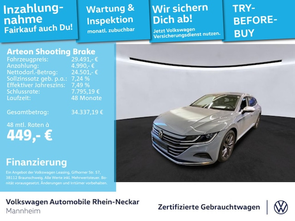 Volkswagen Arteon Shooting Brake DSG 2.0 TSI Elegance Elegance