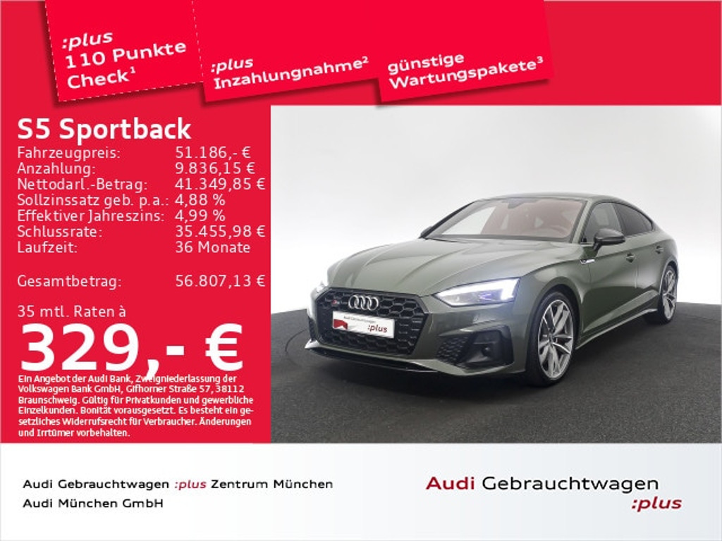 Audi S5 Sportback Quattro