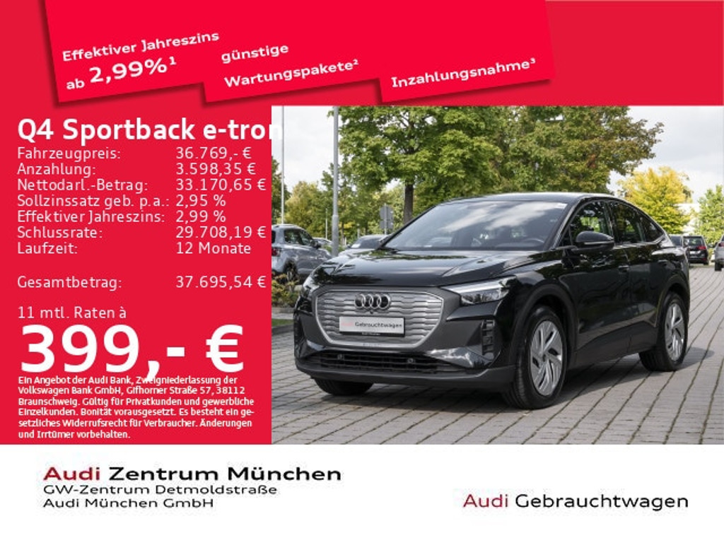 Audi Q4 e-tron Sportback 40