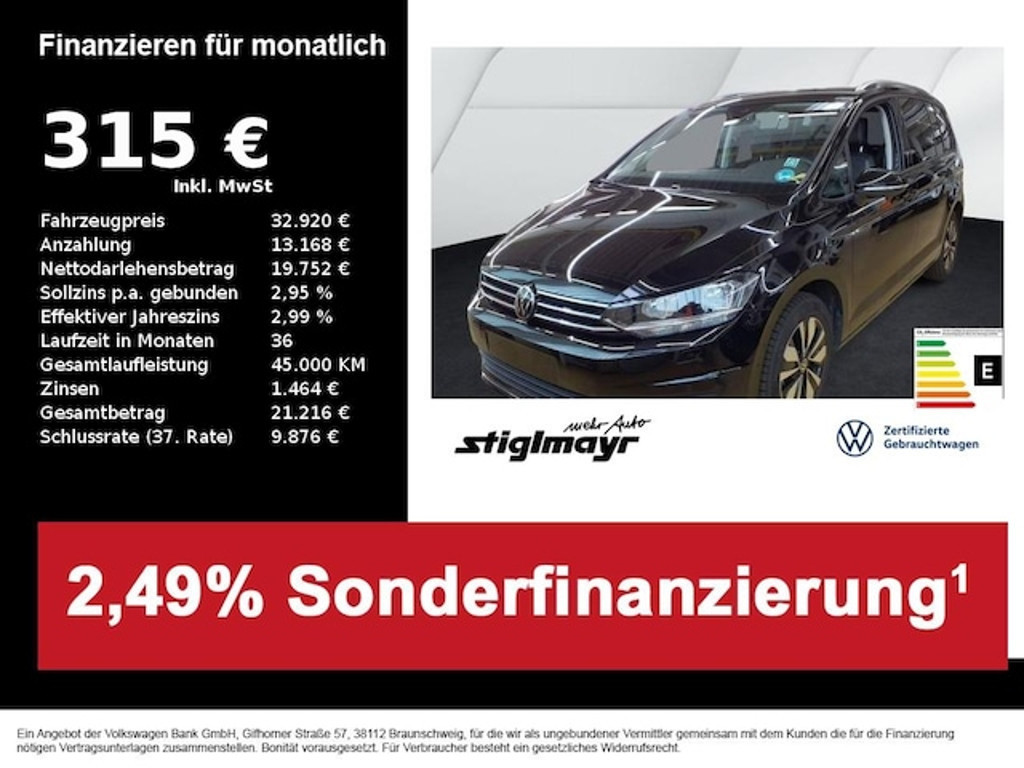 Volkswagen Touran Comfortline 1.5 TSI