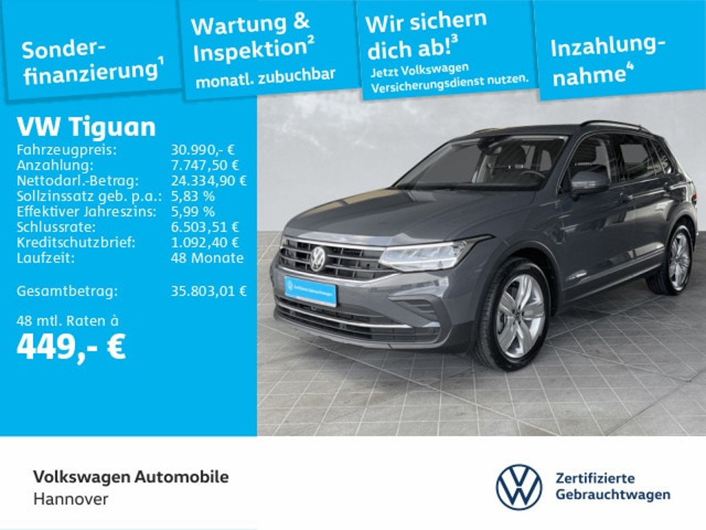 Volkswagen Tiguan DSG Life 2.0 TSI