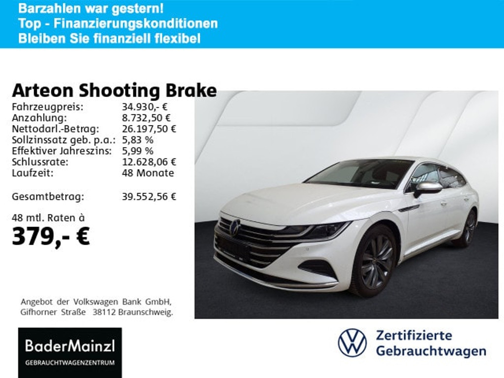 Volkswagen Arteon Shooting Brake DSG 2.0 TDI Elegance Elegance