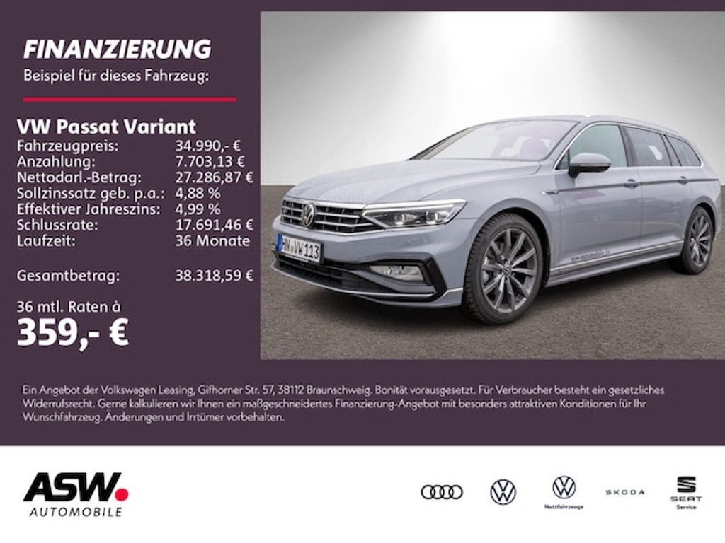 Volkswagen Passat DSG Variant R-Line 2.0 TDI