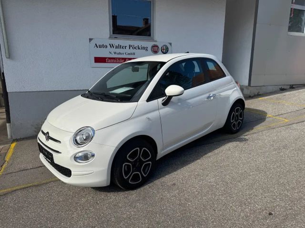 Fiat 500 1.0 Club, Klima, ESP, Temp., eFH, Zv m.FFB Weiß