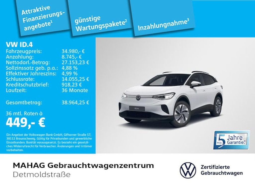 Volkswagen ID.4 IQ.Drive 55 kWh Pure