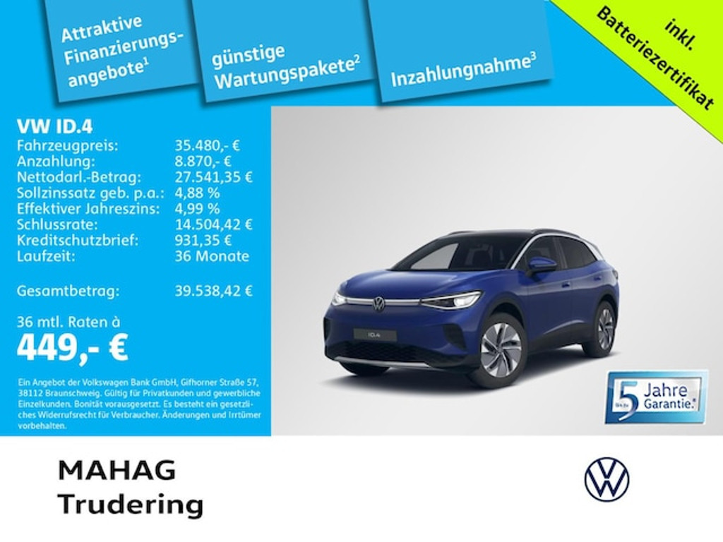 Volkswagen ID.4 IQ.Drive Pure