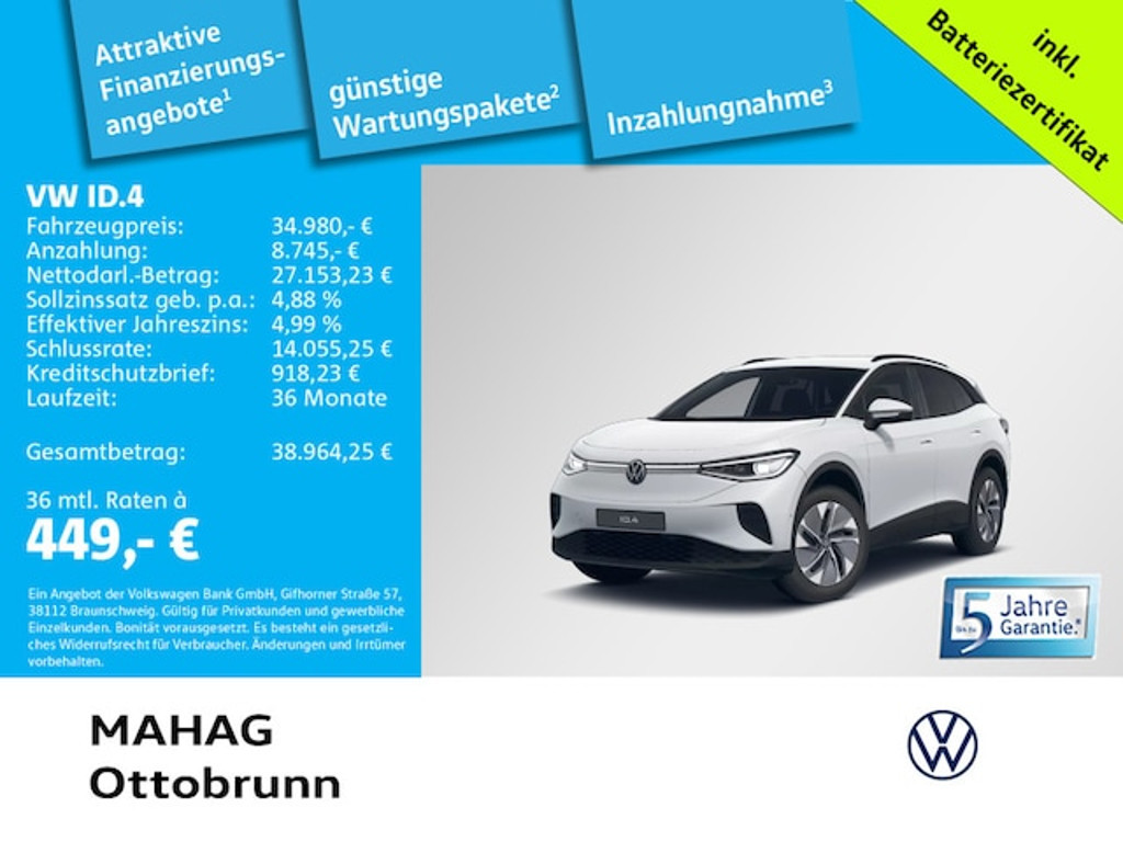 Volkswagen ID.4 IQ.Drive Pure