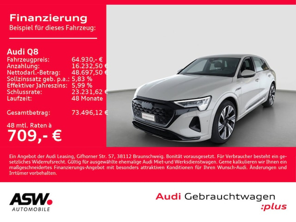 Audi Q8 e-tron Quattro 50