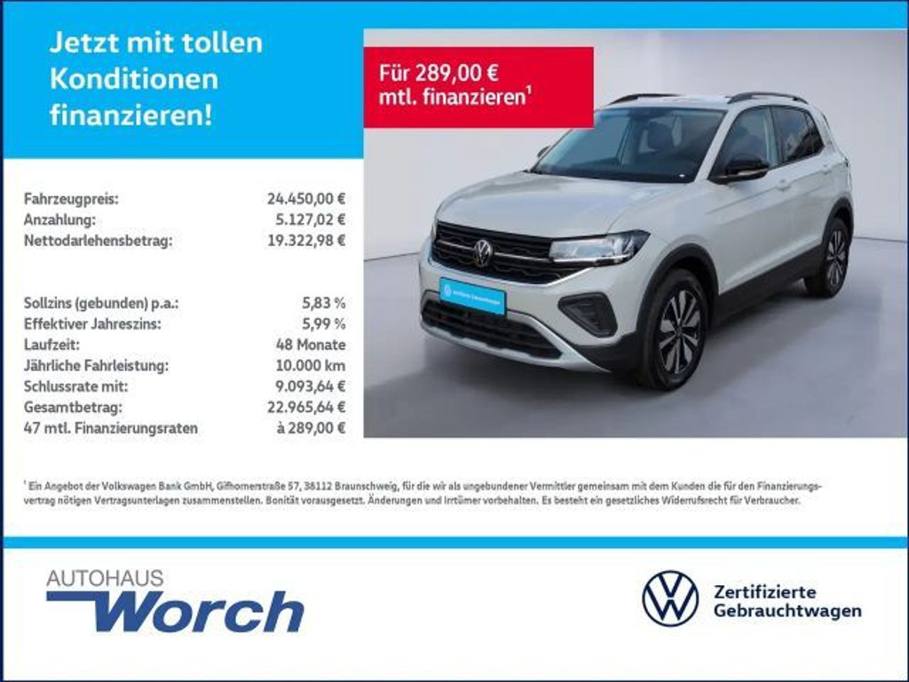 Volkswagen T-Cross 1.0 TSI