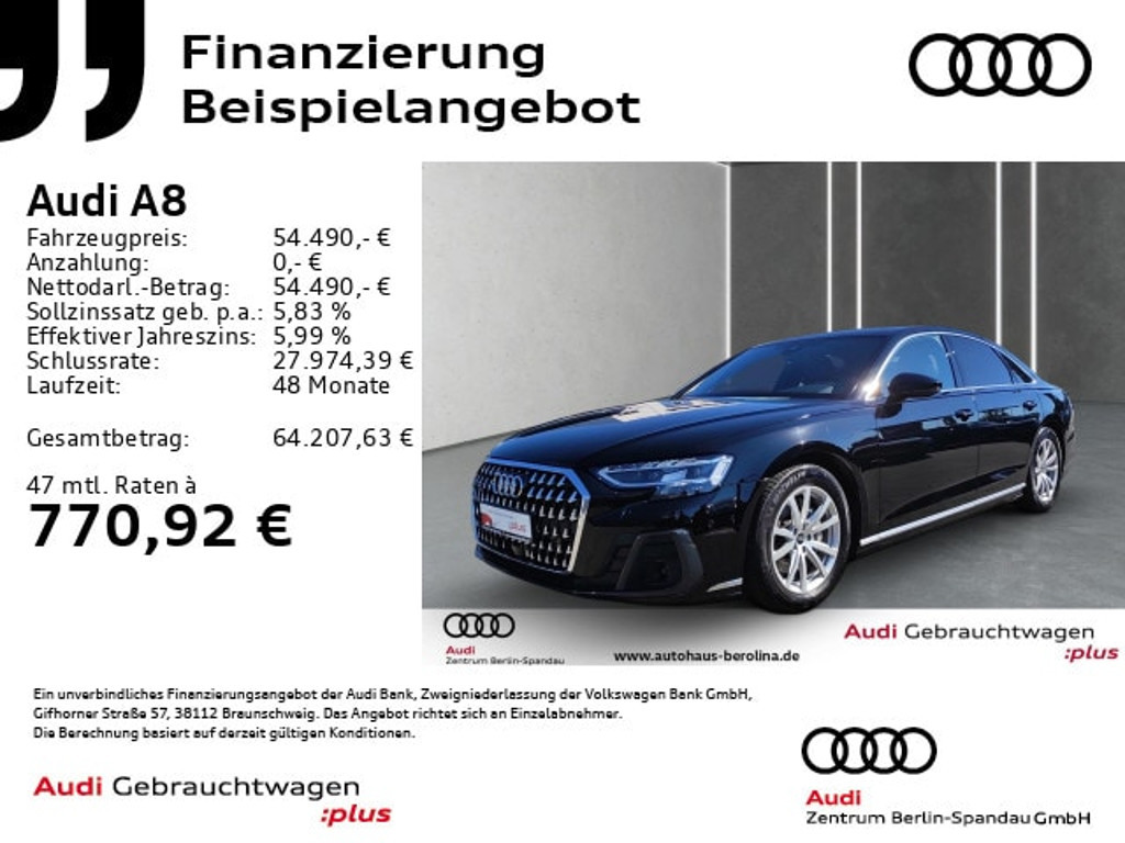 Audi A8 Quattro 50 TDI