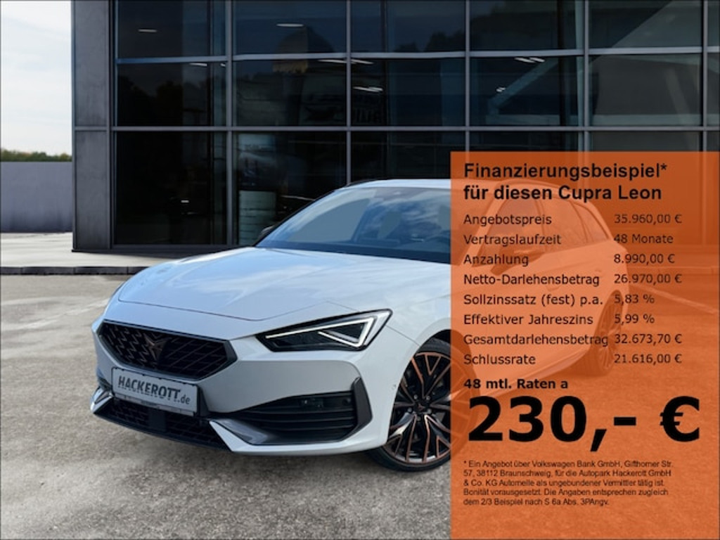 Cupra Leon Sportstourer ST 2.0 TSI