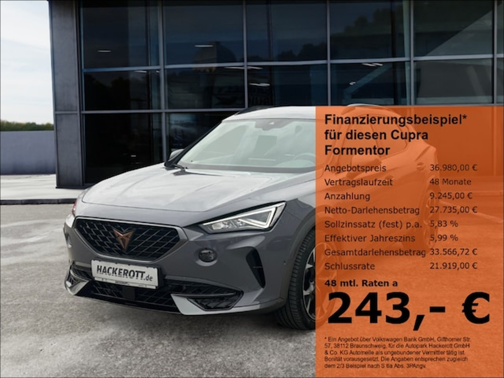 Cupra Formentor 4Drive 2.0 TSI VZ