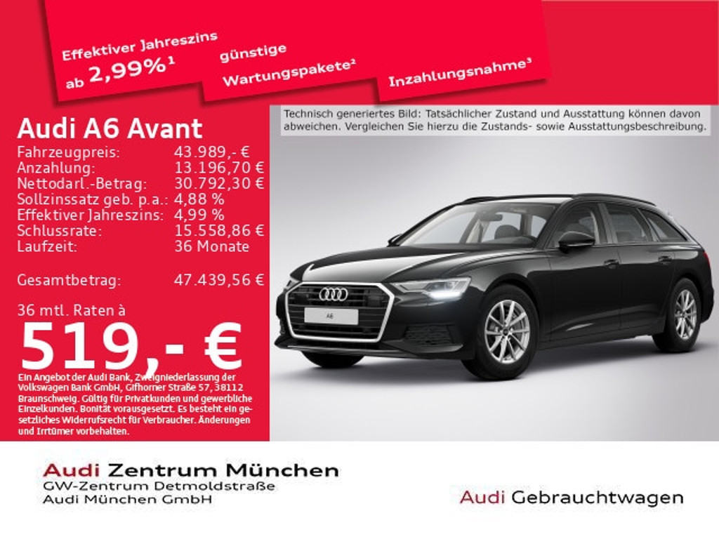 Audi A6 Avant S-Tronic 45 TFSI