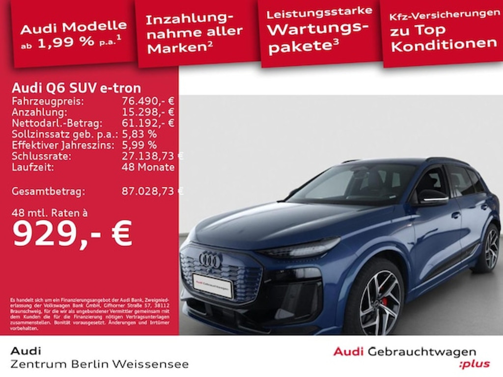 Audi Q6 e-tron Quattro