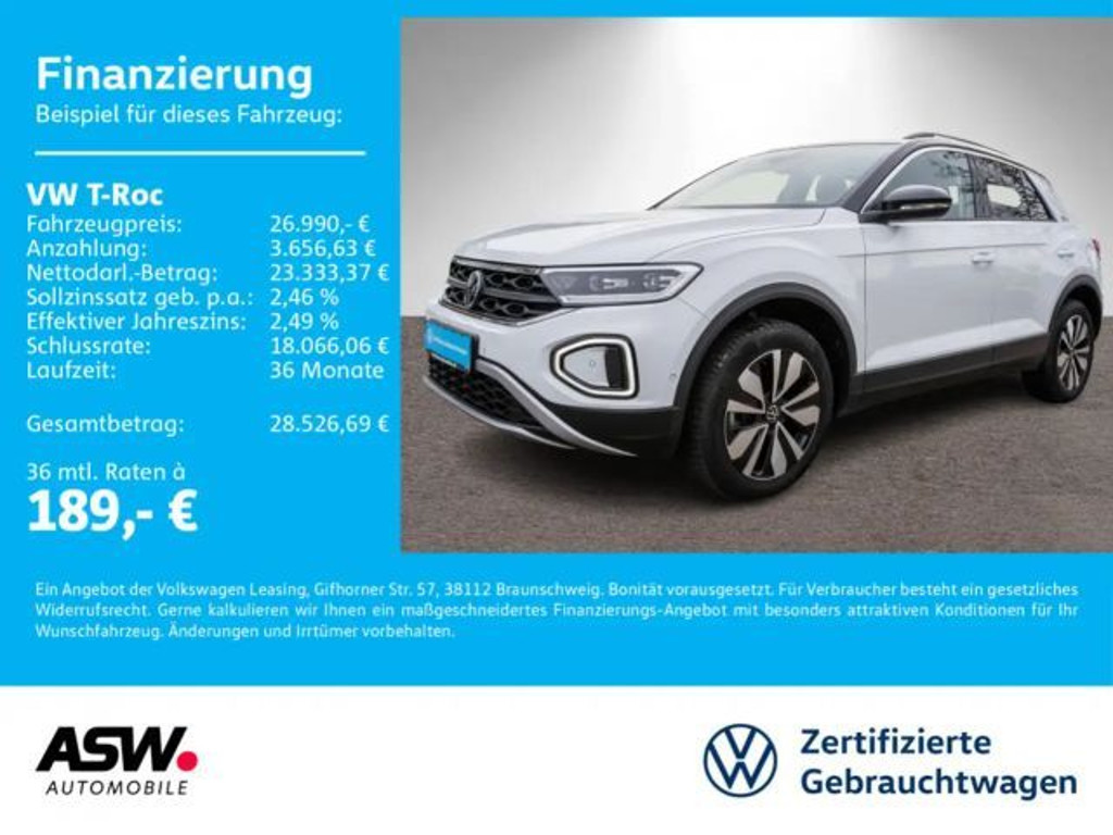 Volkswagen T-Roc DSG