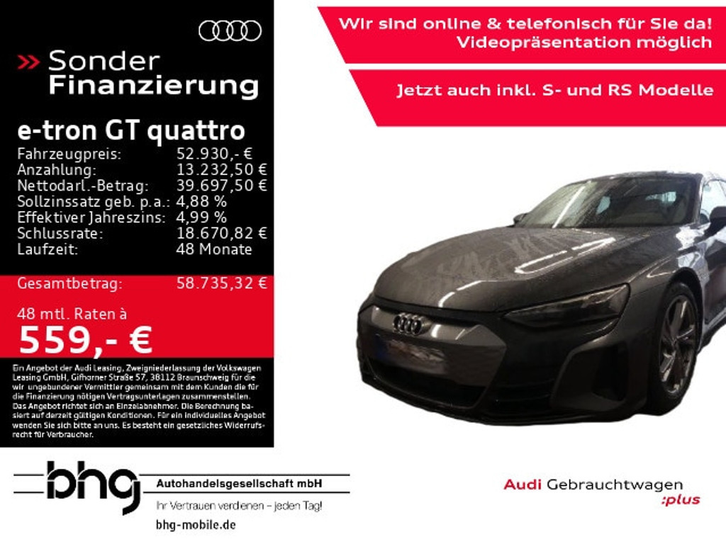 Audi e-tron GT Quattro