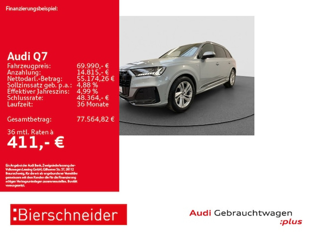 Audi Q7 Quattro S-Line 50 TDI