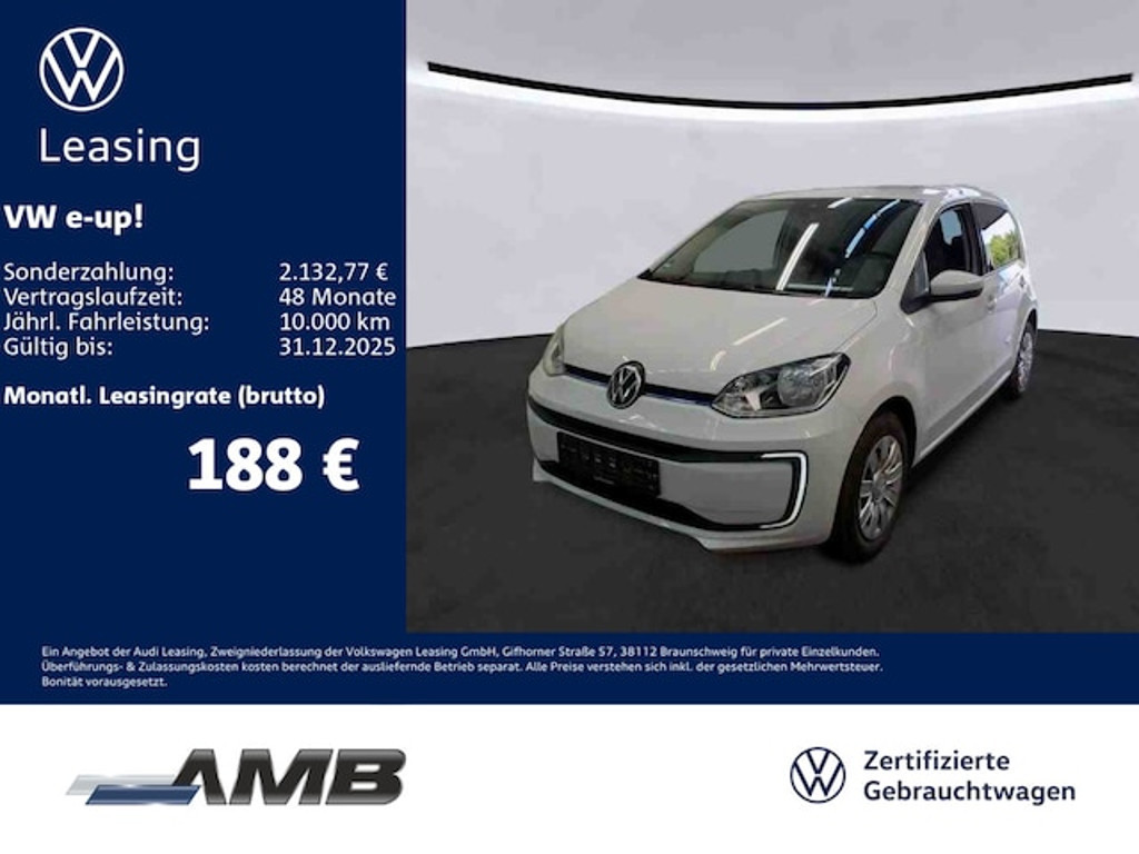 Volkswagen e-up! e-up! Navi/CCS/Sitzhzg/Einparkhilfe/RF-Kamera