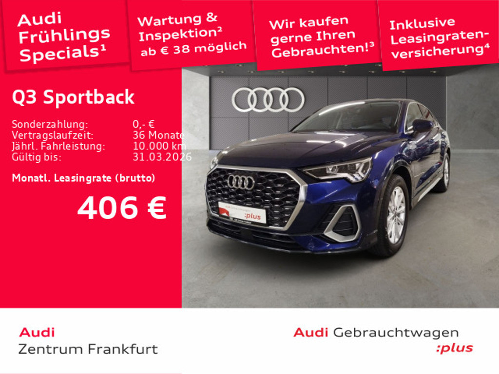 Audi Q3 Sportback S-Line S-Tronic 35 TFSI