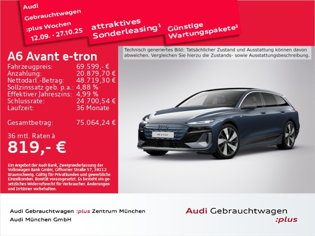 Audi A6 e-tron Avant