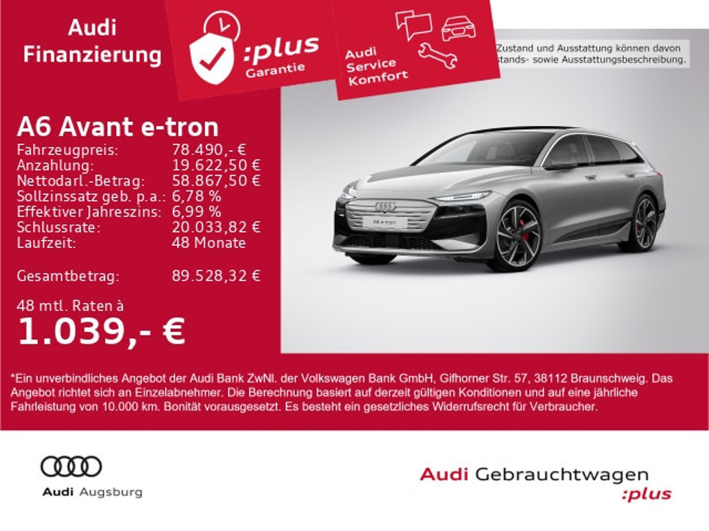 Audi A6 e-tron Avant Performance