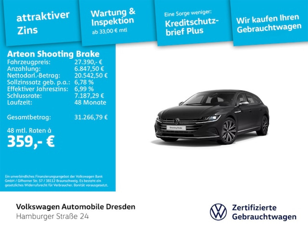 Volkswagen Arteon Shooting Brake DSG eHybrid 1.4 eHybrid Elegance Elegance