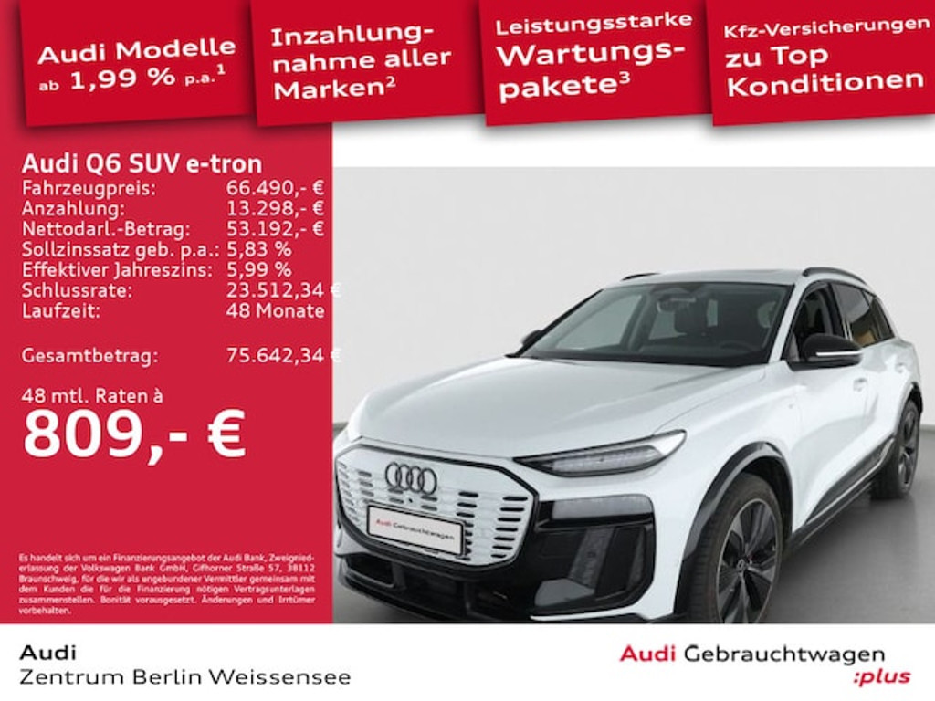 Audi Q6 e-tron SUV e-tron Audi Q6 SUV e-tron
