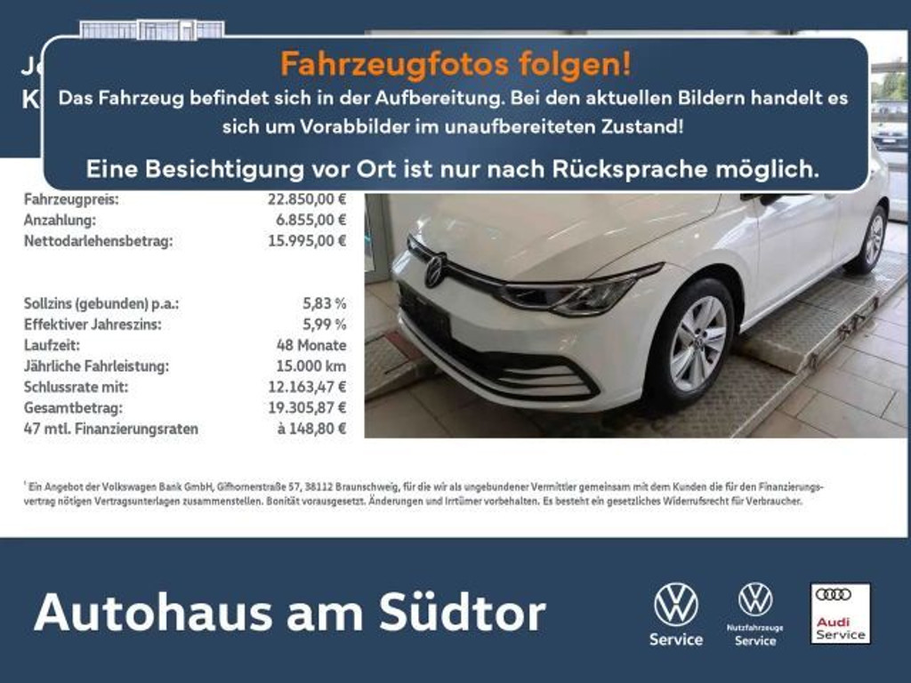 Volkswagen Golf Life Golf VIII 2.0 TDI