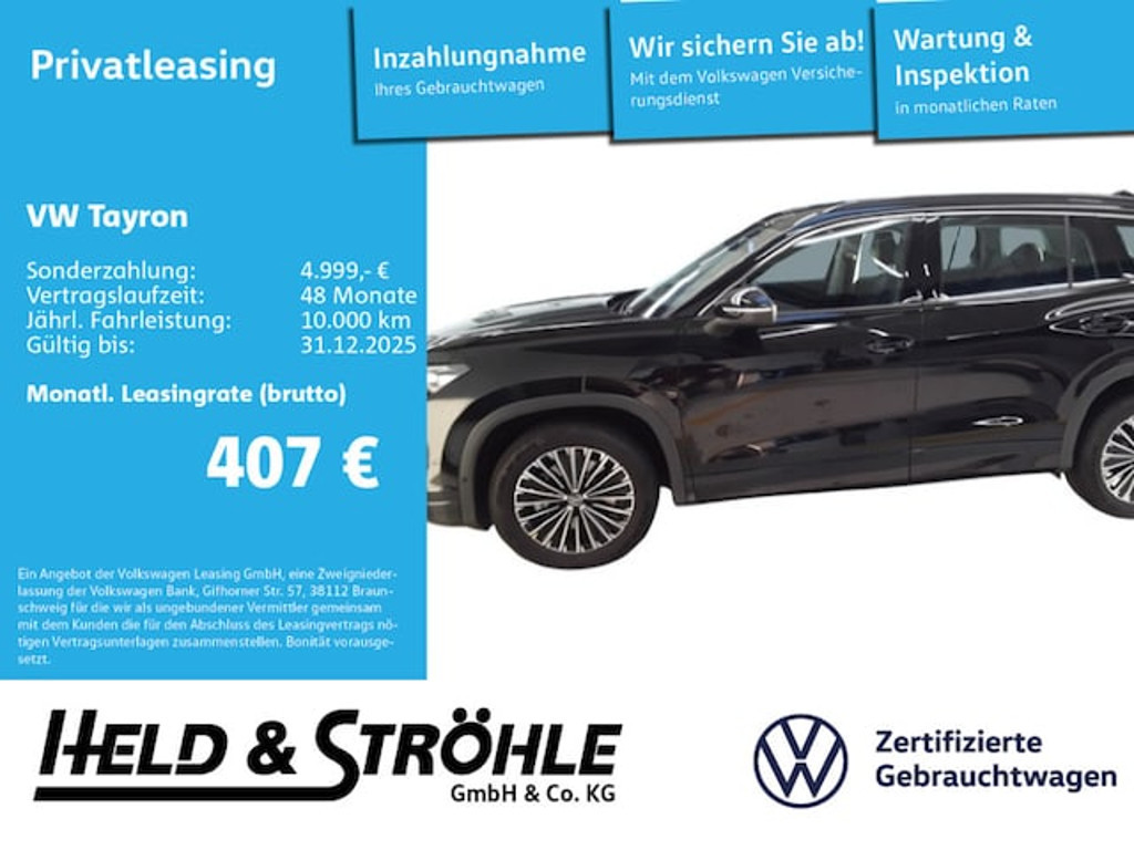 Volkswagen Tayron DSG Life 1.5 eTSI