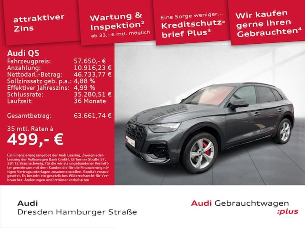 Audi Q5 Quattro Business S-Line S-Tronic Hybride 55 TFSI