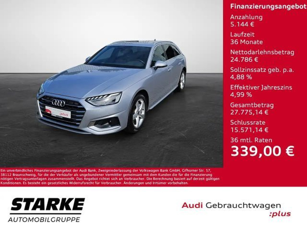 Audi A4 Avant Quattro S-Tronic 40 TDI