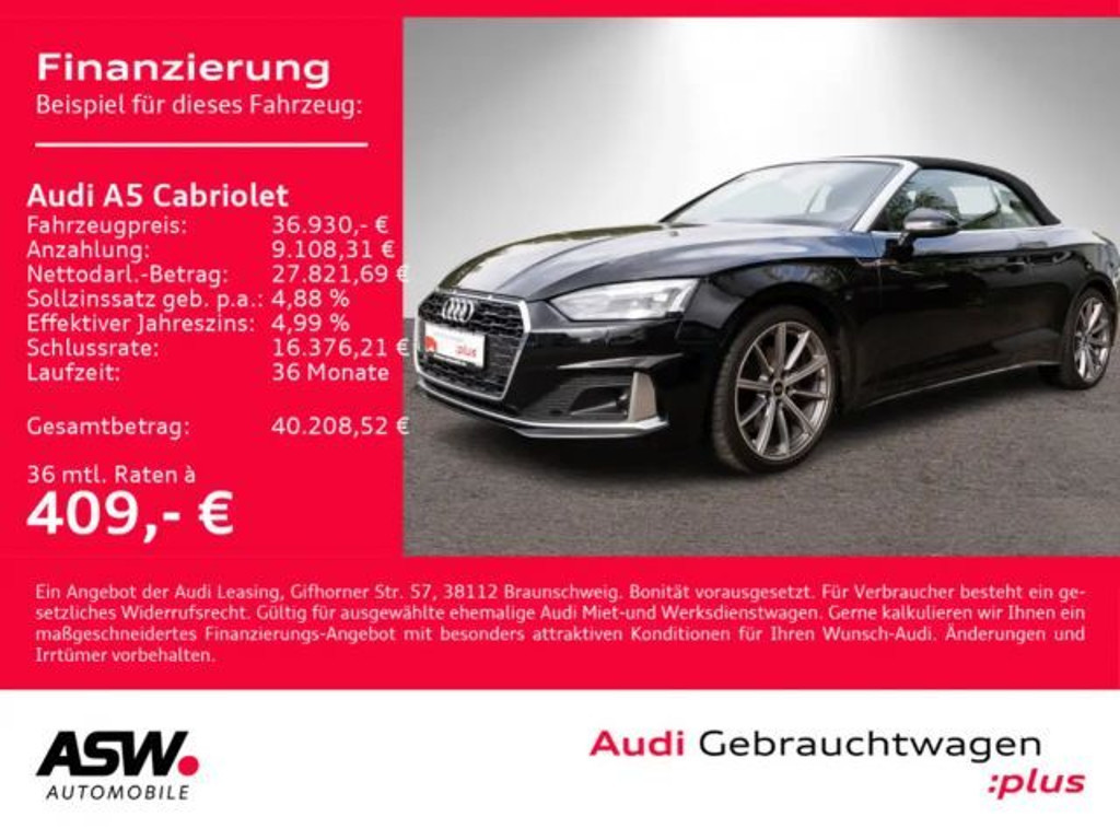 Audi A5 Cabriolet 35 TFSI