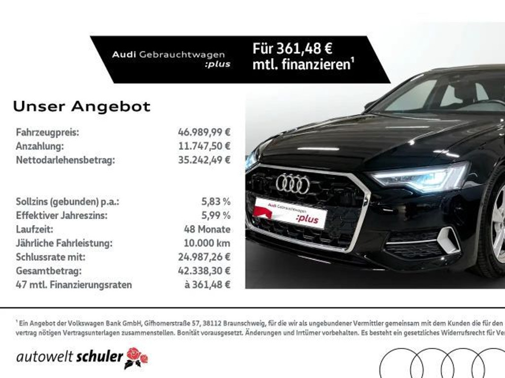 Audi A6 Avant Quattro Hybride 2.0 TFSI