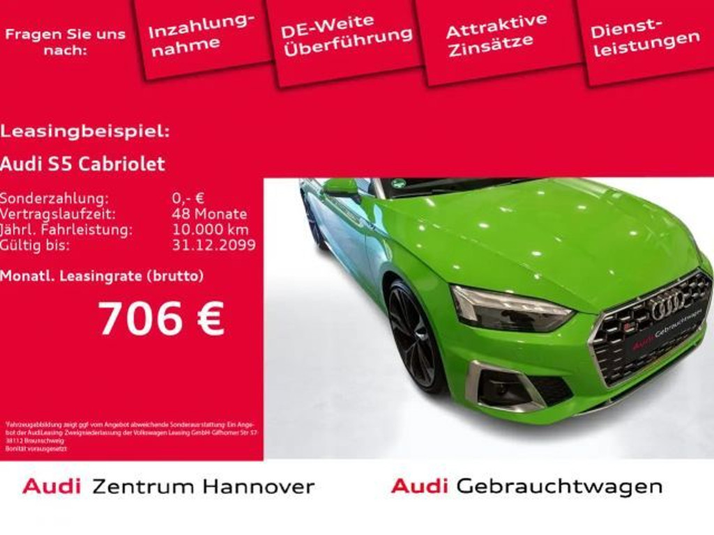 Audi S5 Cabriolet Quattro 3.0 TFSI