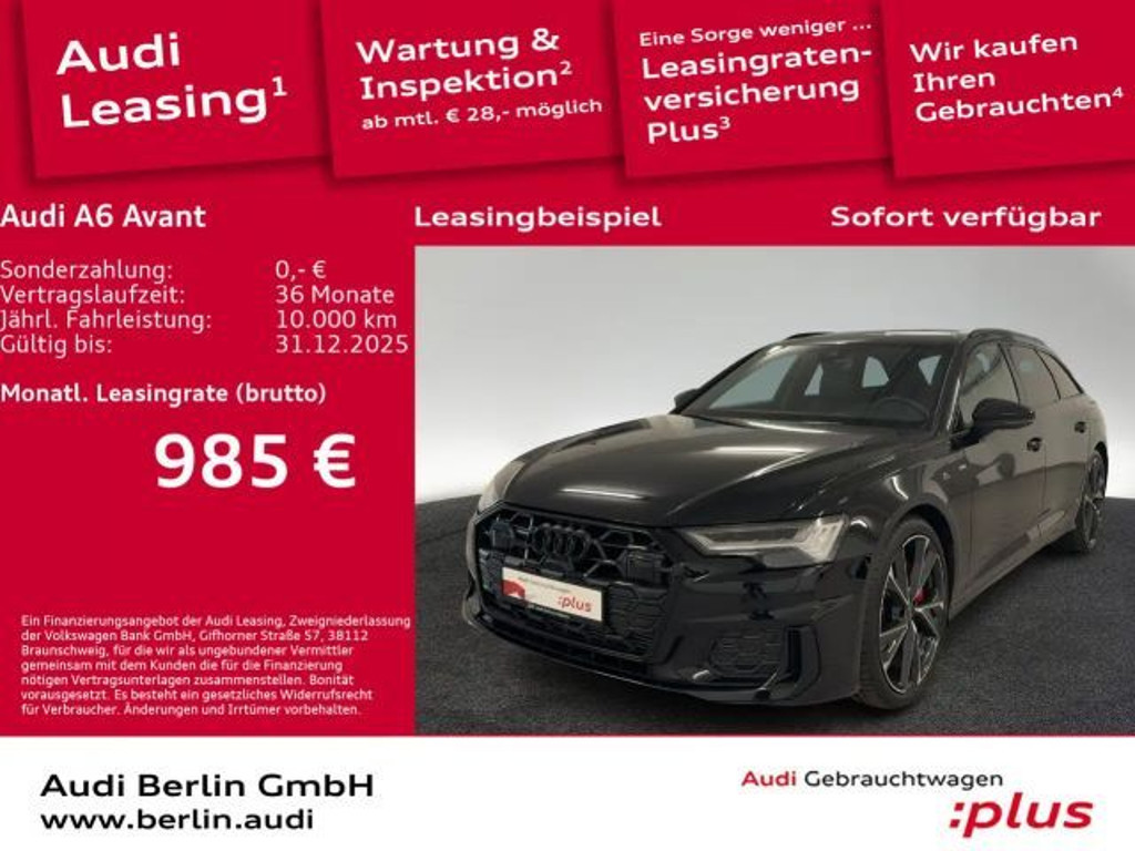 Audi A6 Quattro S-Line Hybride 55 TFSI