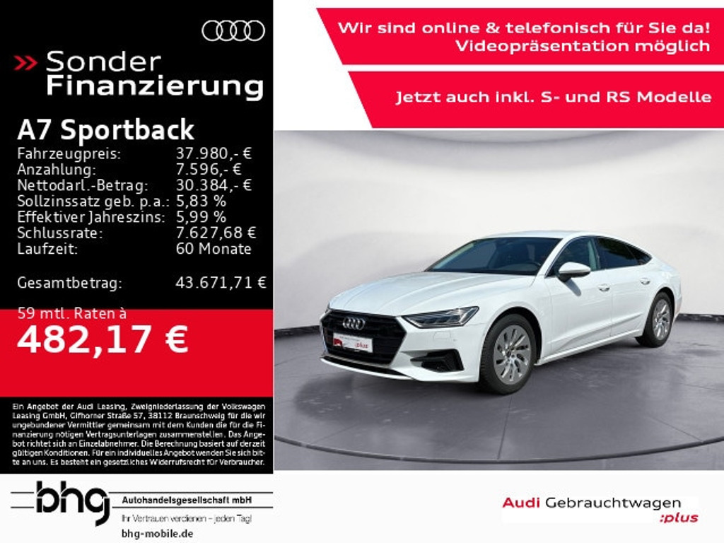 Audi A7 Sportback Quattro S-Tronic Hybride 50 TFSI