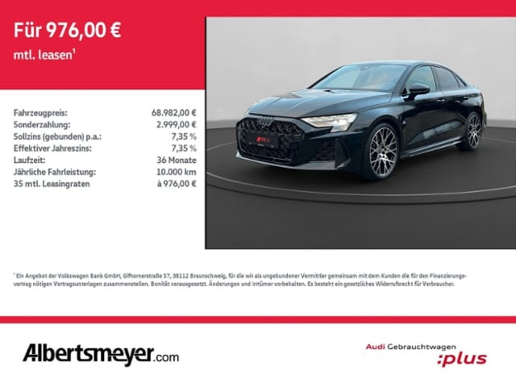 Audi RS3 Sedan Quattro S-Tronic