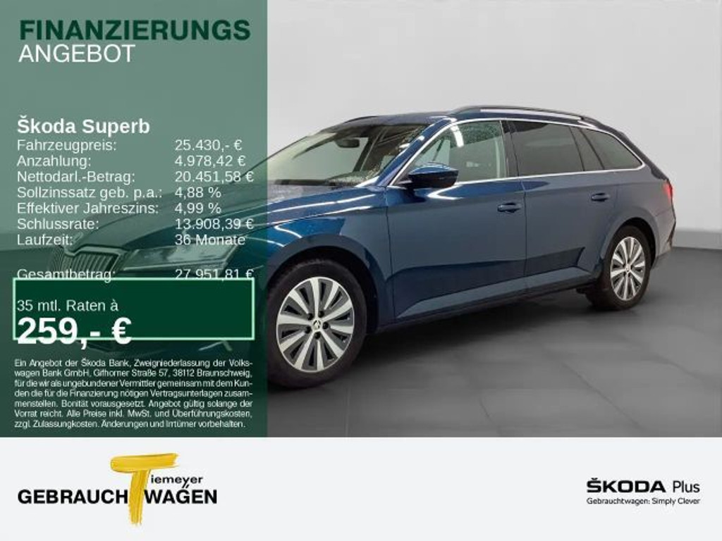 Skoda Superb Ambition Combi iV 1.4 TSI