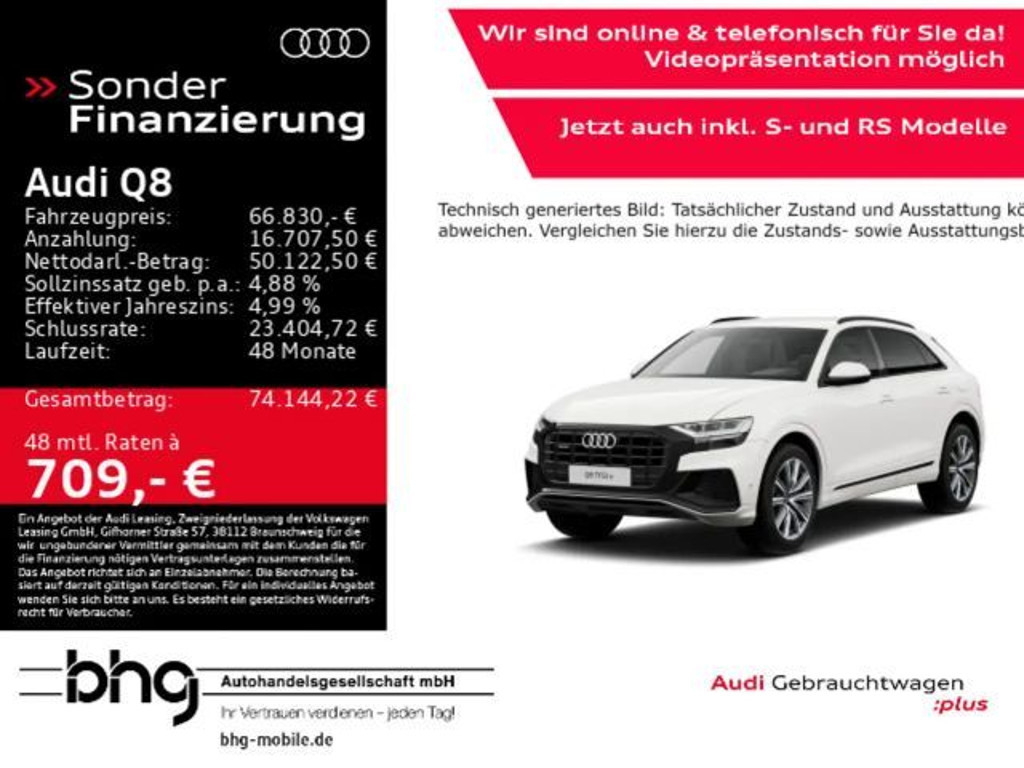 Audi Q8 Quattro Hybride