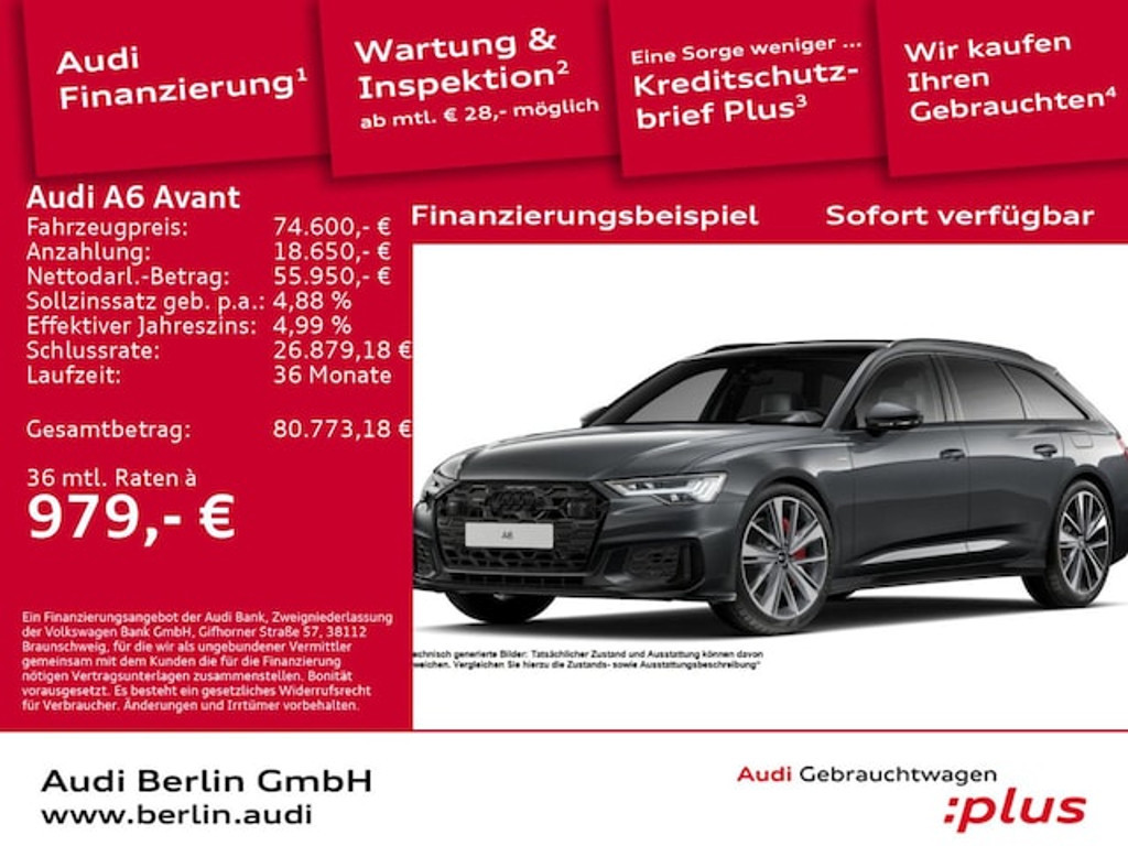 Audi A6 Avant Quattro S-Line S-Tronic Hybride 55 TFSI
