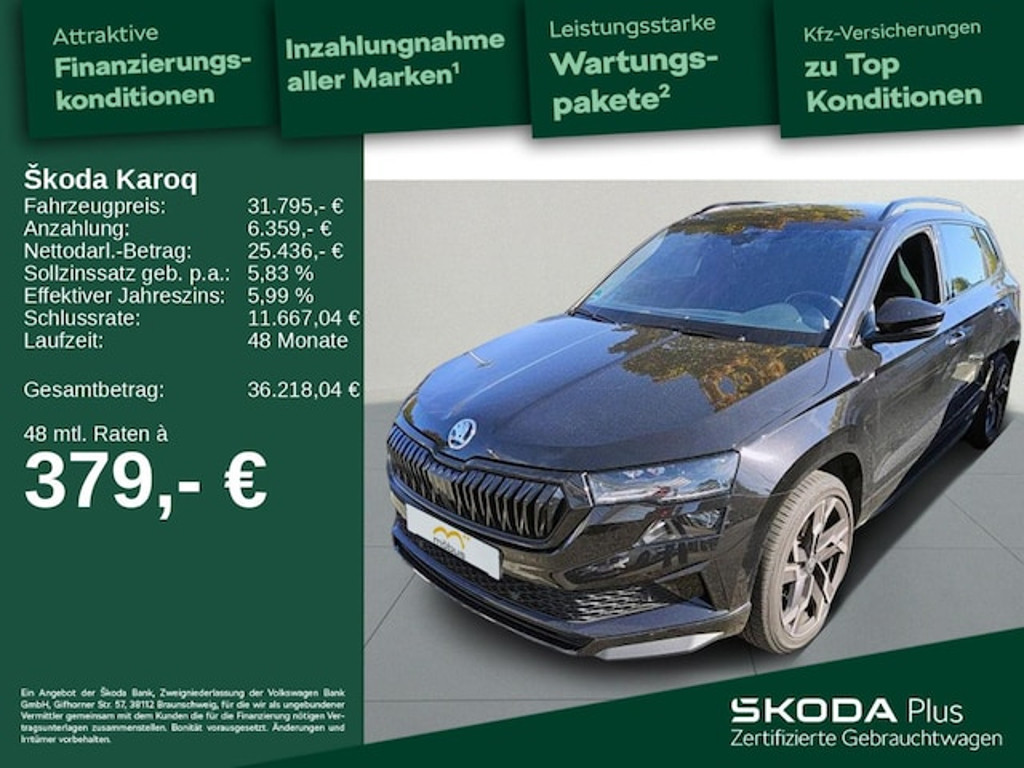 Skoda Karoq 4x4 Sportline 2.0 TSI