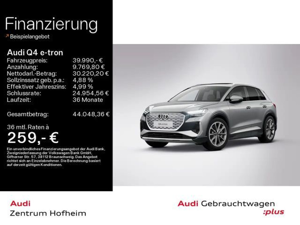 Audi Q4 e-tron Quattro 50