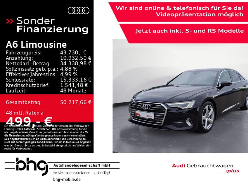 Audi A6 Sedan S-Tronic Sport 45 TFSI