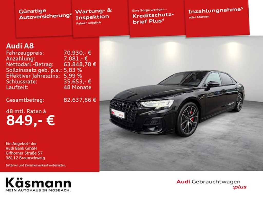 Audi A8 Quattro Hybride 60 TFSI