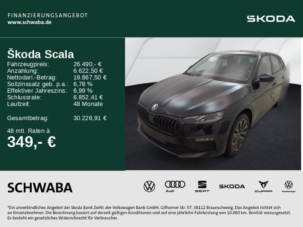 Skoda Scala 1.5 TSI Selection