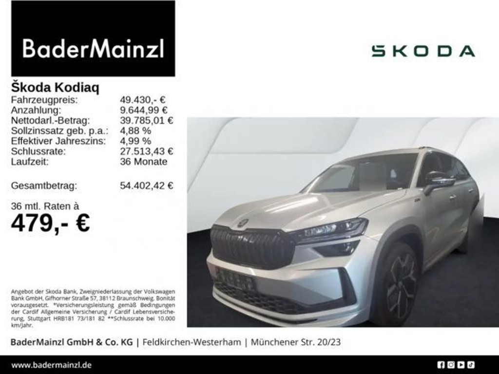 Skoda Kodiaq 4x4 Sportline 2.0 TDI